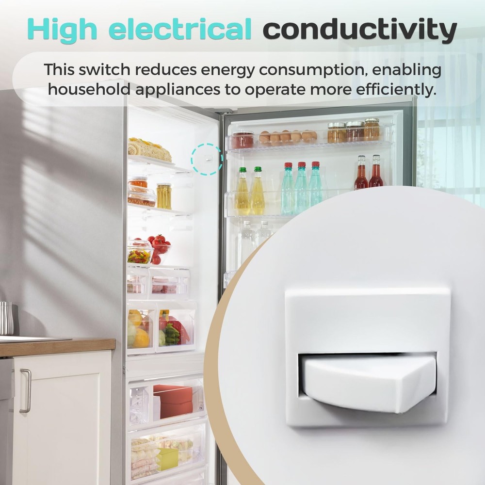 Refrigerator Door Light Switch, 2PCS Whirlpool Switch...