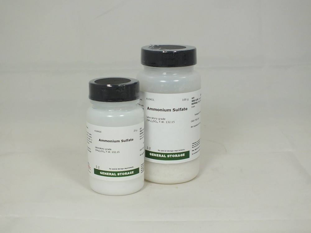 Ammonium Sulfate, laboratory grade, 25-100 g