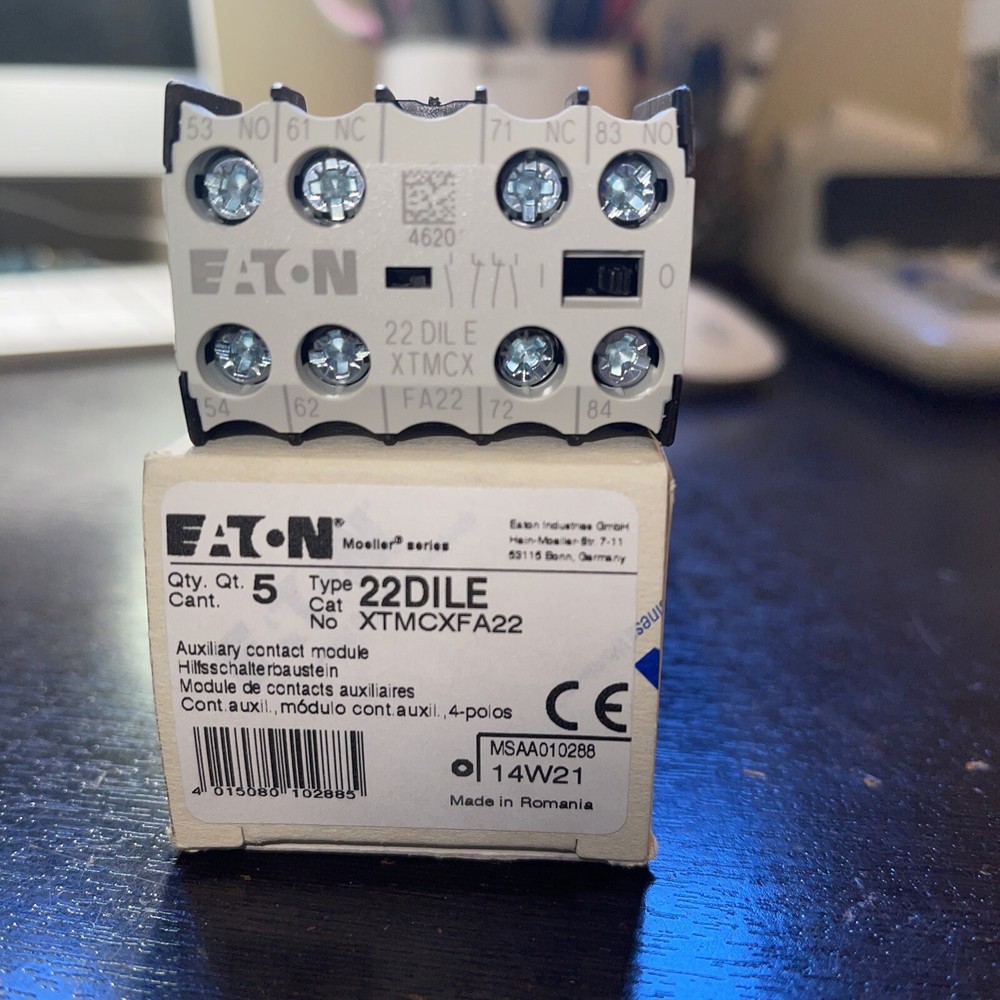 MOELLER. 22DILE. AUXI. FRONT MOUNT.