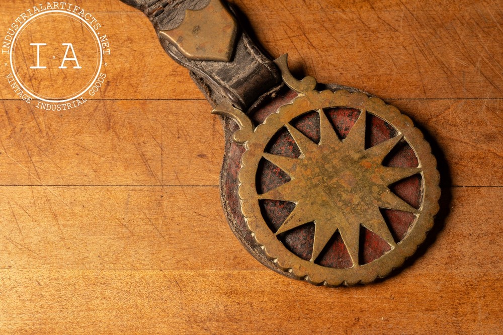 Antique Sunburst Horse Brass