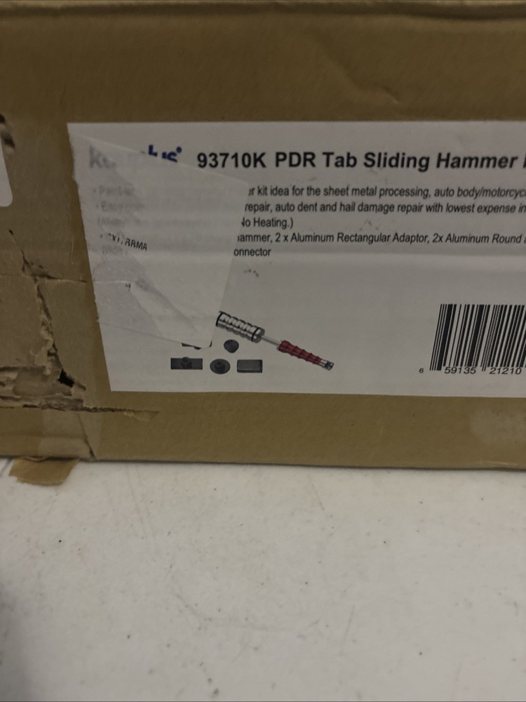 7PCS Slide Hammer Dent Puller & Tab Kits Set, Auto Body Dent Removal