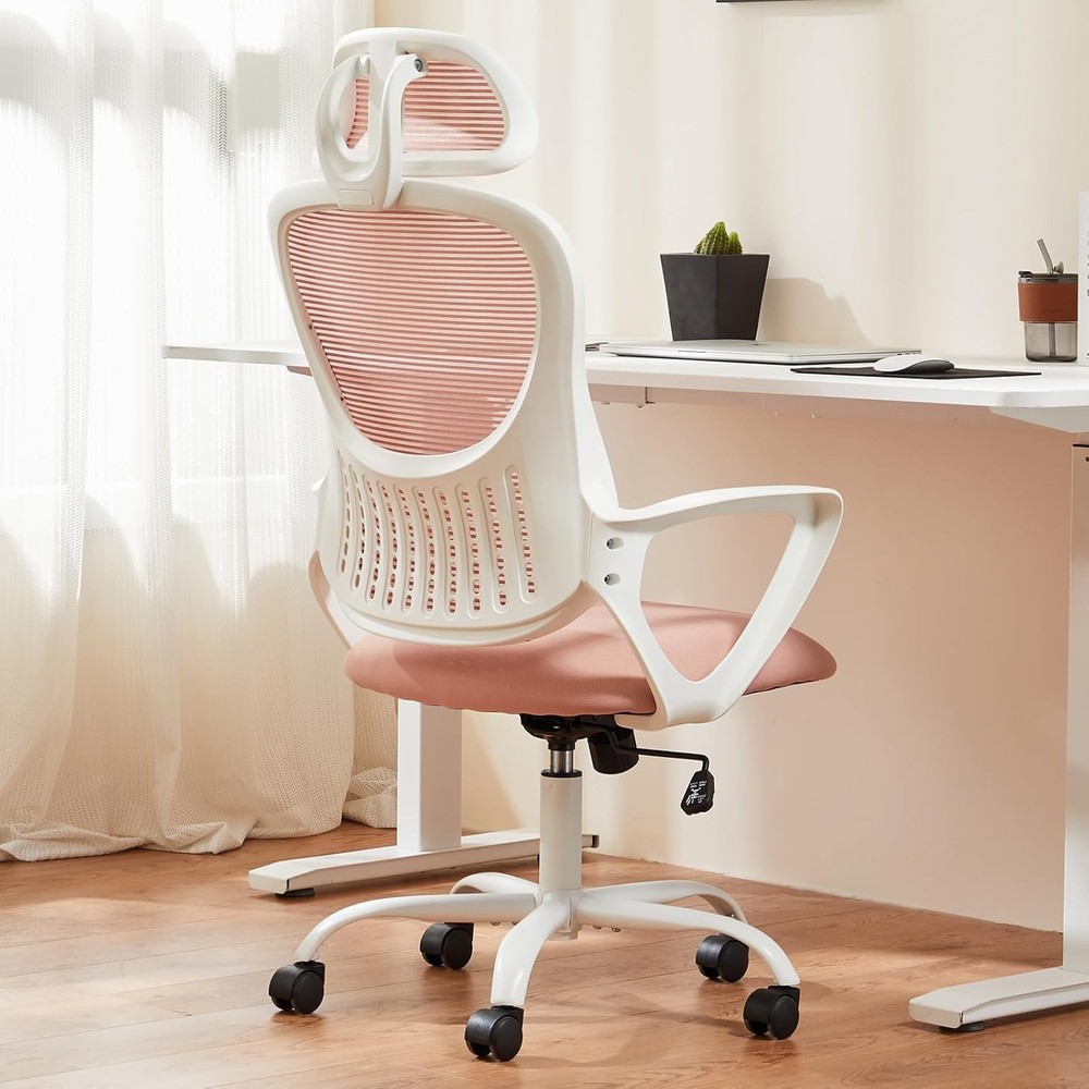 Home Office Desk Chair Ergonomic High-Back Mesh Rolling Work Computer Chairs