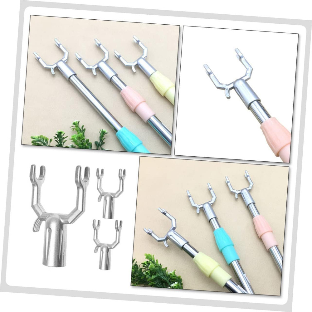 Retractable Telescoping Clothesline Prop - for Drying Rack and Hanging Clothes,