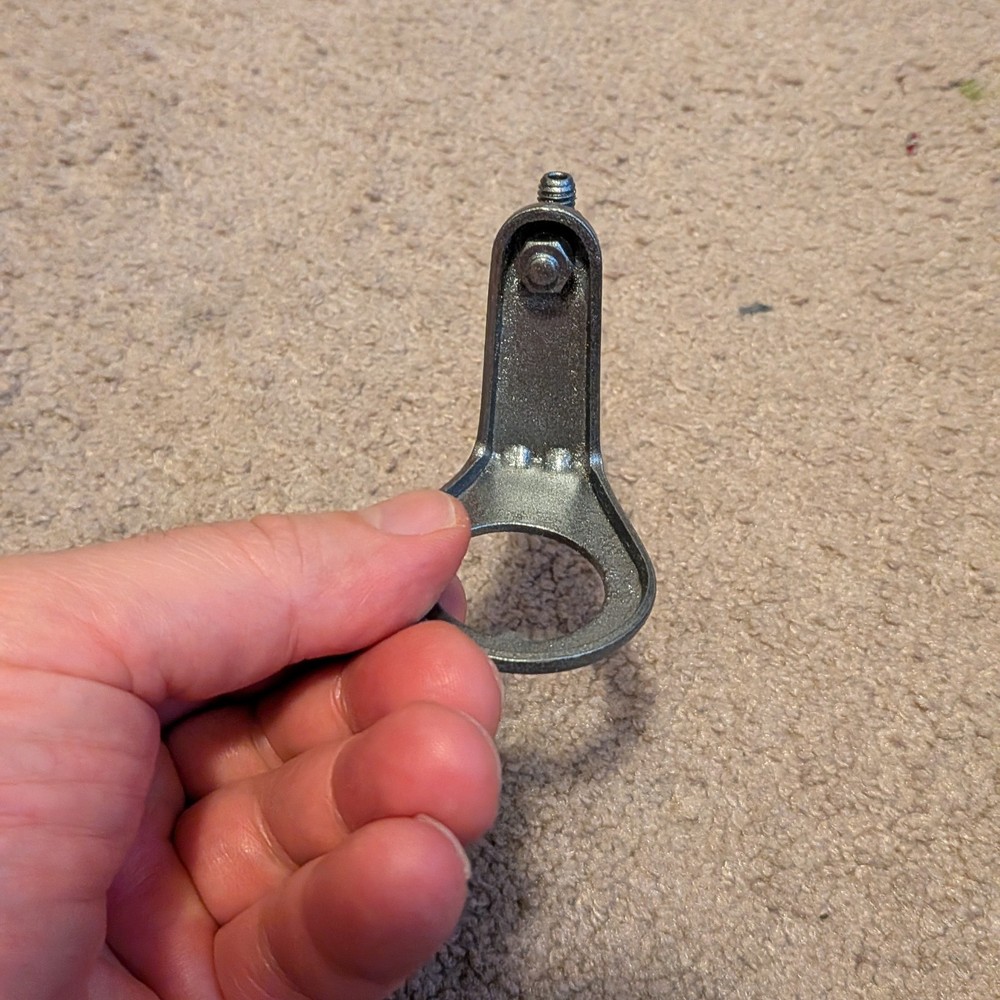 1-1/8" Threaded Headset Key Ring Cantilever Brake Mount Custom Silver Painted