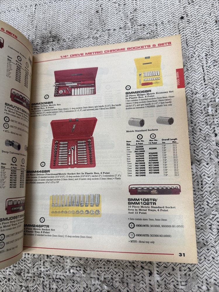 1998 Mac Tools Catalog