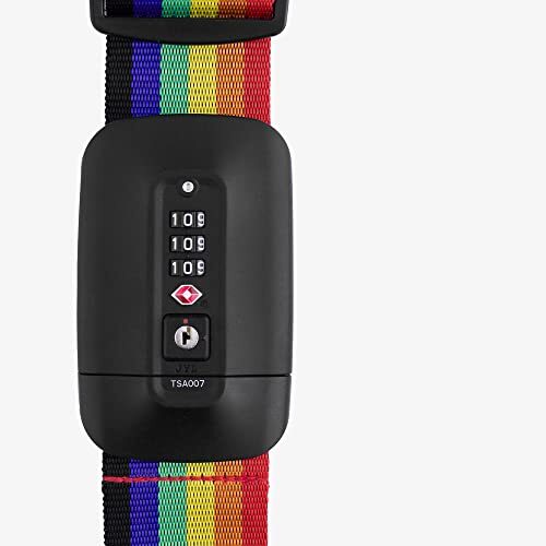 TSA Luggage Strap - Secure Adjustable Strap for Suitcases with Multicolor