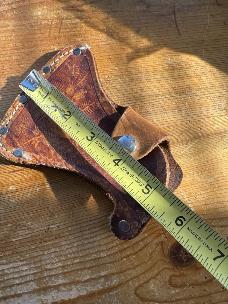 Estwing Hatchet Leather Sheath - Please Check Measurements