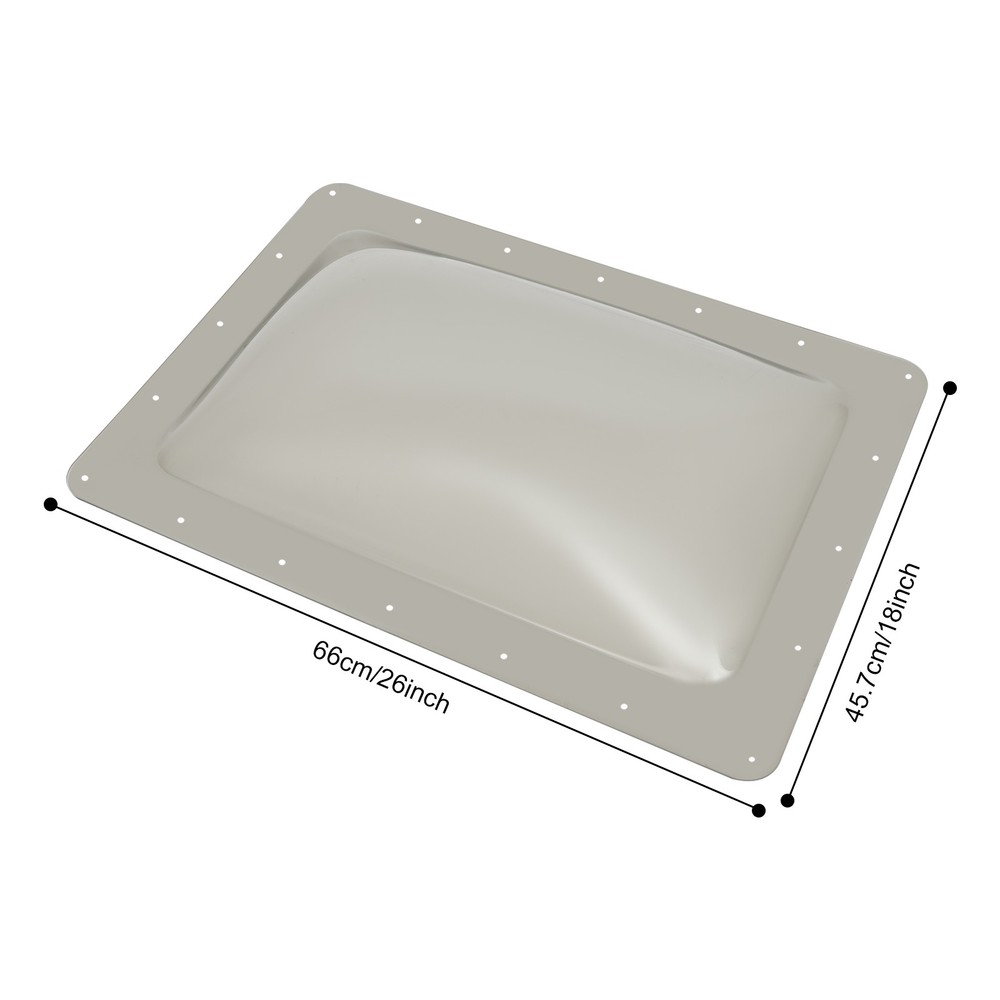 RV Outer Dome Skylight Camper Skylight Vent Window Screw Installation Skylight