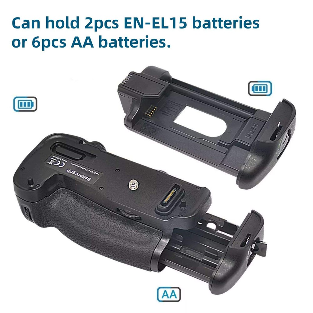 Comfortable MB-D16 Vertical Battery Handle Grip for Nikon D750 DSLR Camera