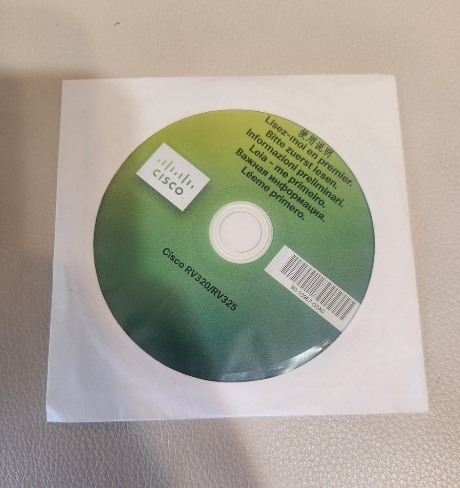 Cisco RV320 / RV325 CD