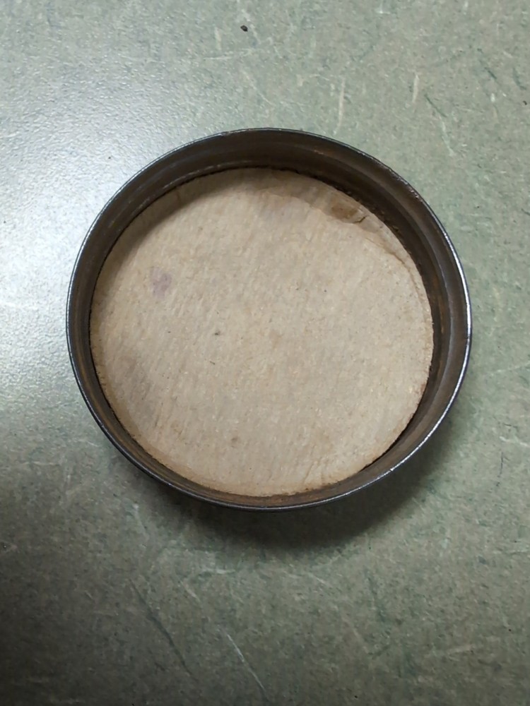 Vintage Clock Face Bottle with Lid