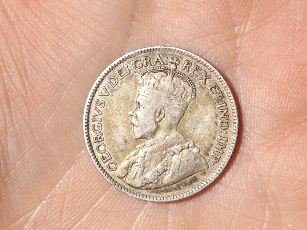 1917 Canada George V 25c Coin #CV29
