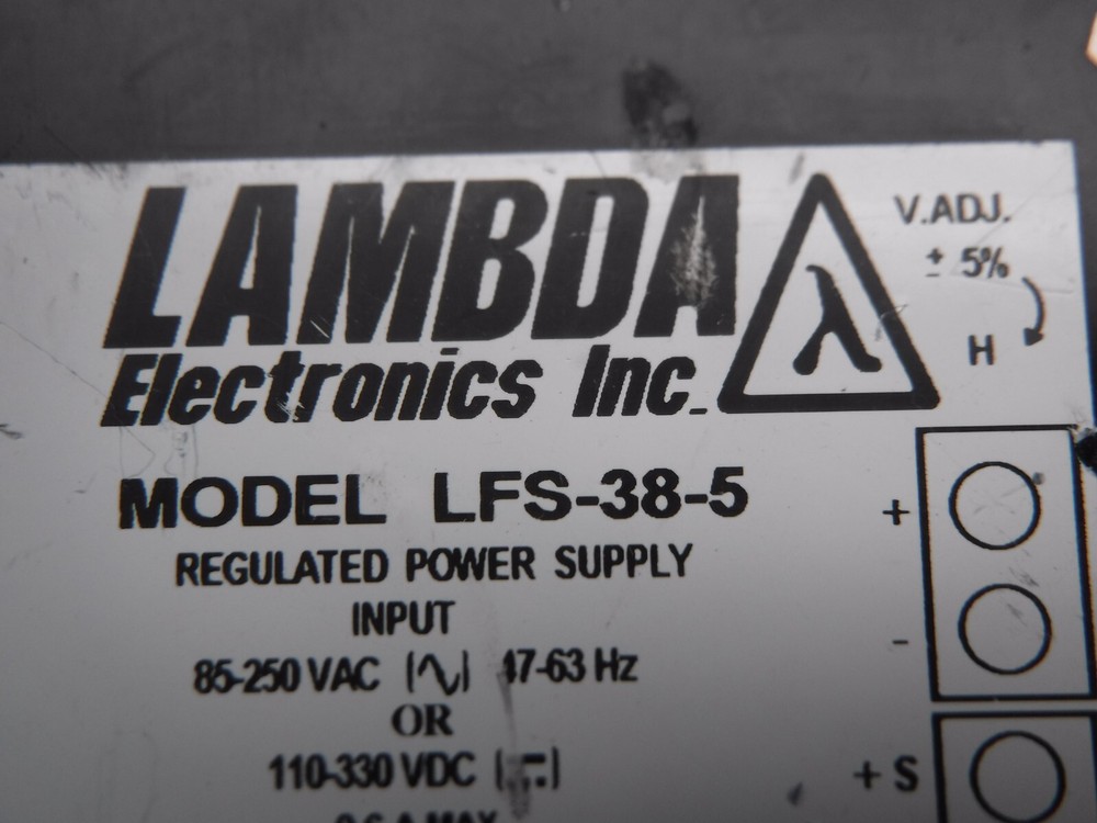 Lambda Electronics Inc LFS-38-5 Regulated Power Supply