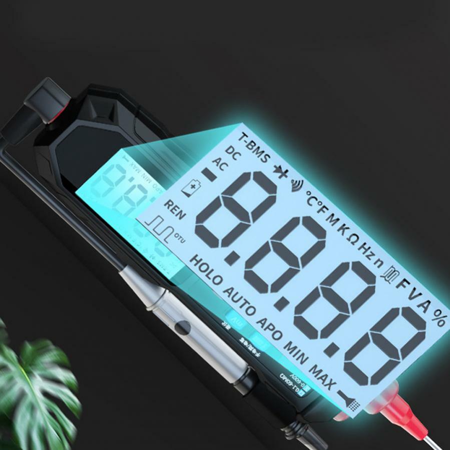 Mini Digital Multimeter Smart LCD Voltage Detector Tester DC AC Voltage Ohm