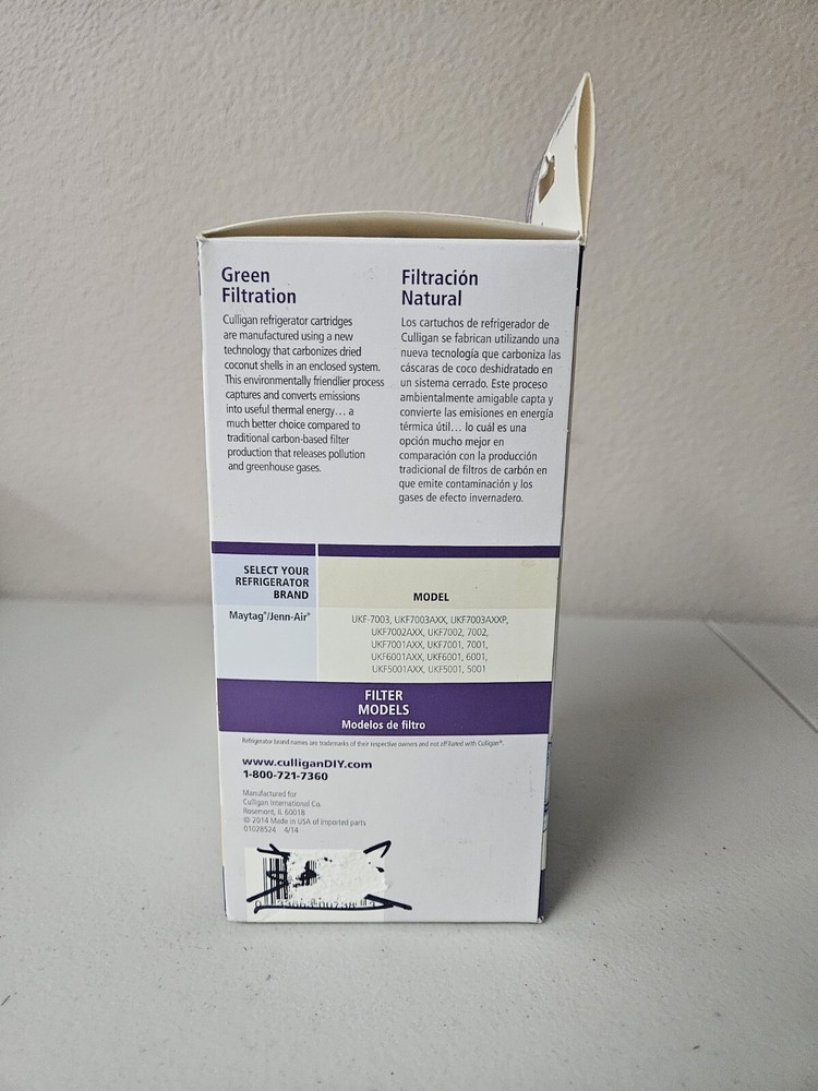CULLIGAN RF-M2A Drinking Water Replacement Cartridge for Icemaker/Refridg