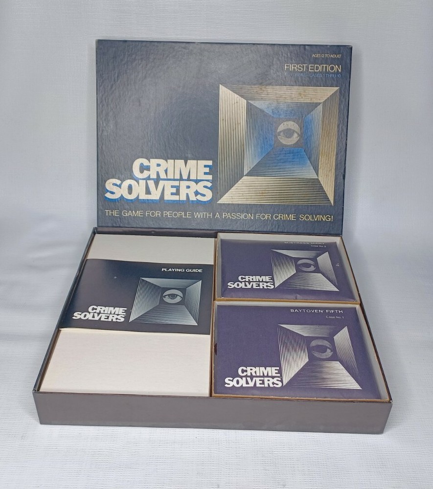 Vintage 1986 Crime Solvers Forensics Board Game