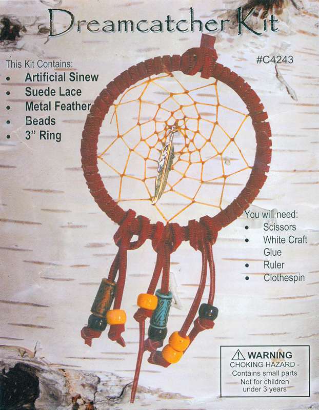 Leathercraft Kit Mini Dreamcatcher 3"