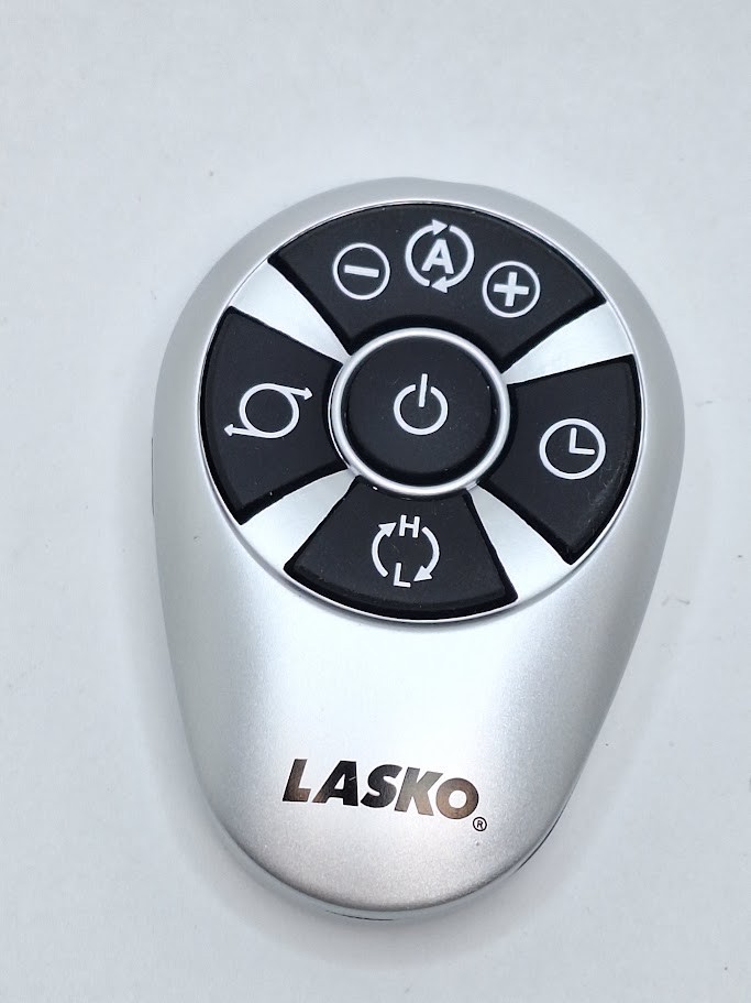 Lasko Remote Control for Oscillating Tower Fan 5-Button Genuine OEM Silver