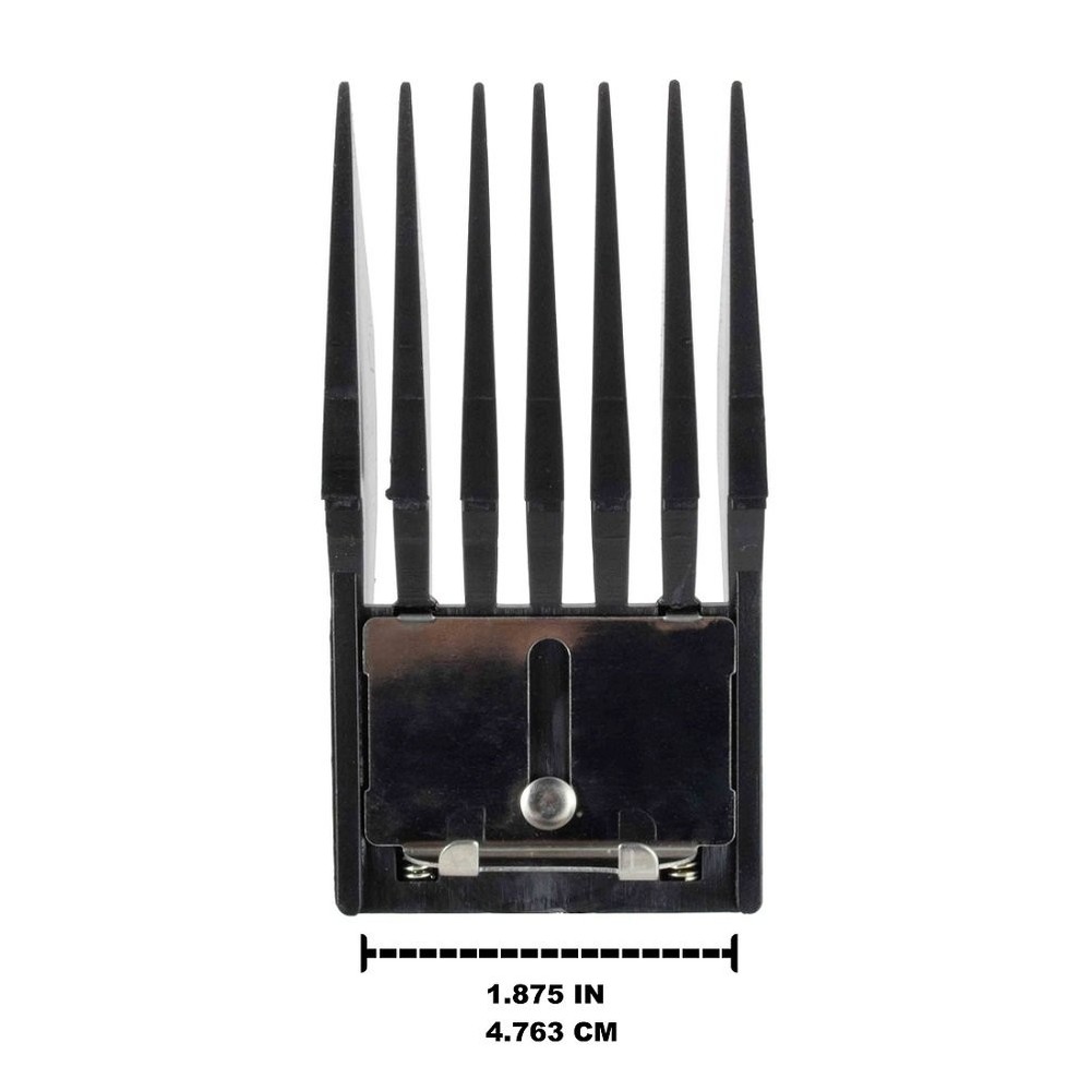 Miaco Universal Clipper Guide Comb Guard Set, 7 7 Piece Assortment, Black