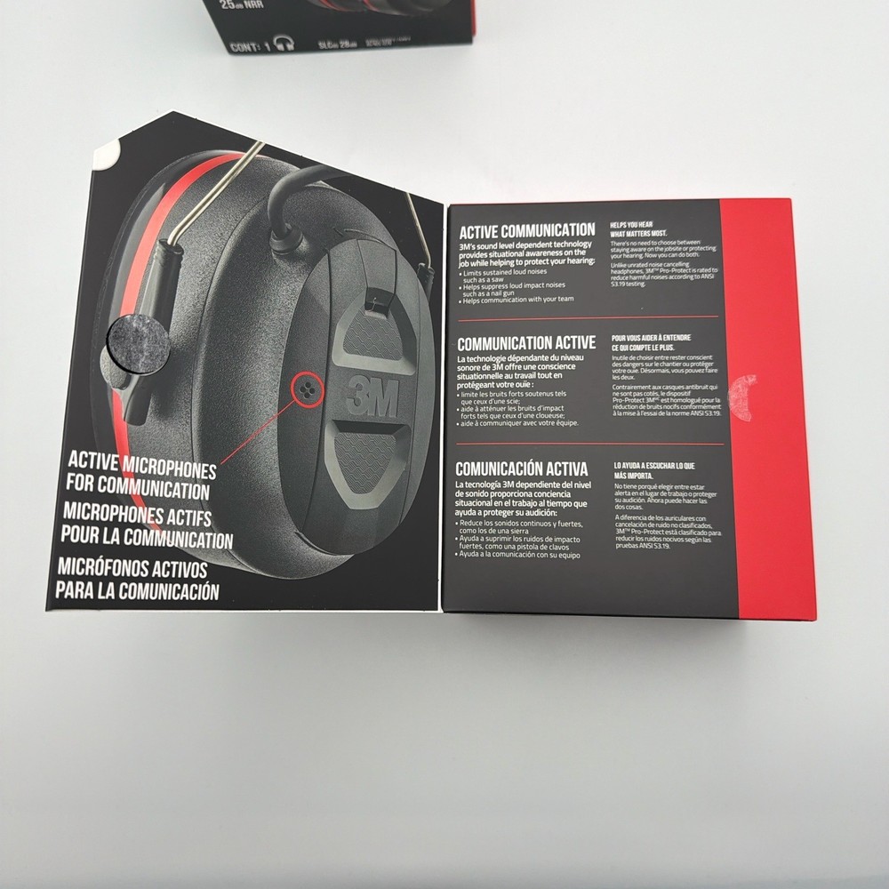 3M Pro‑Protect Bluetooth Electronic Hearing Protector – NRR 26 dB