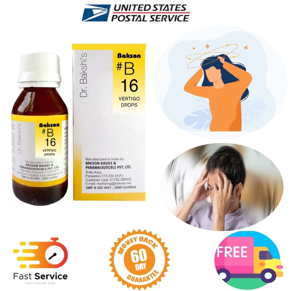 Bakson B16 Vertigo Drops (30ml)