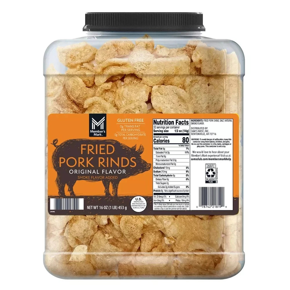 Member's Mark Original Fried Pork Rinds (16 oz.)