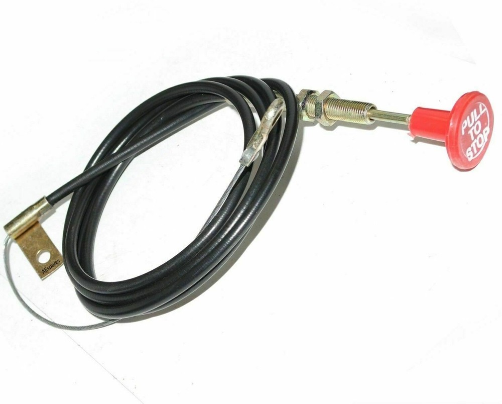 Fit For Mahindra Tractor - "65 Pull To Stop Choke Cable Female Ball End Socket"