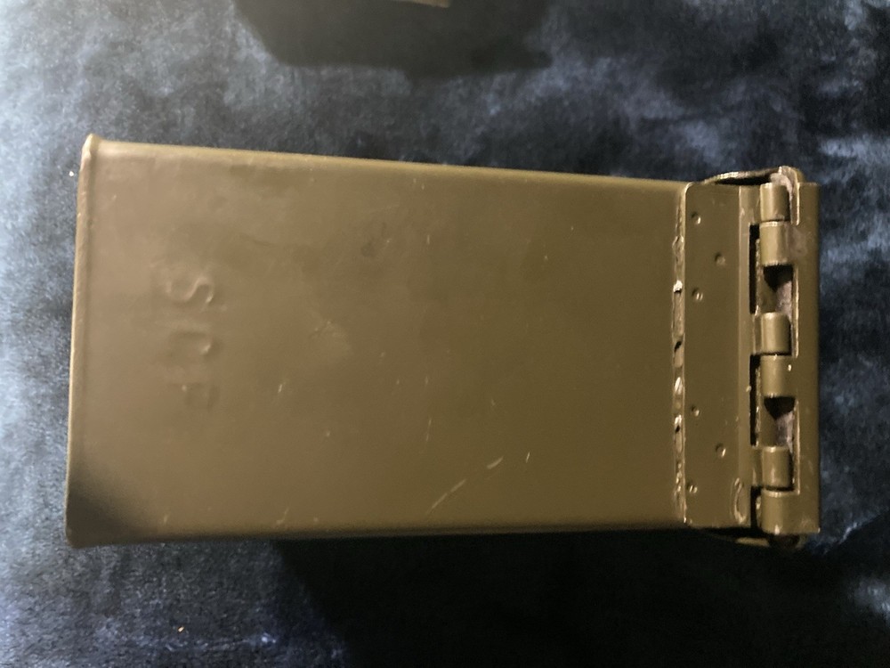Metal Ammo Case Can – Green