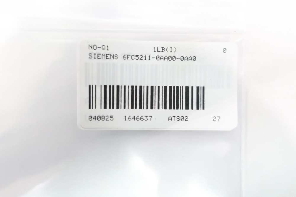 Siemens 6FC5211-0AA00-0AA0 Chassis Module