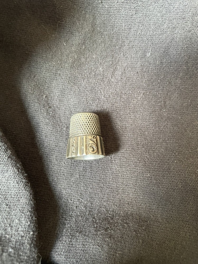 vintage sterling silver thimble