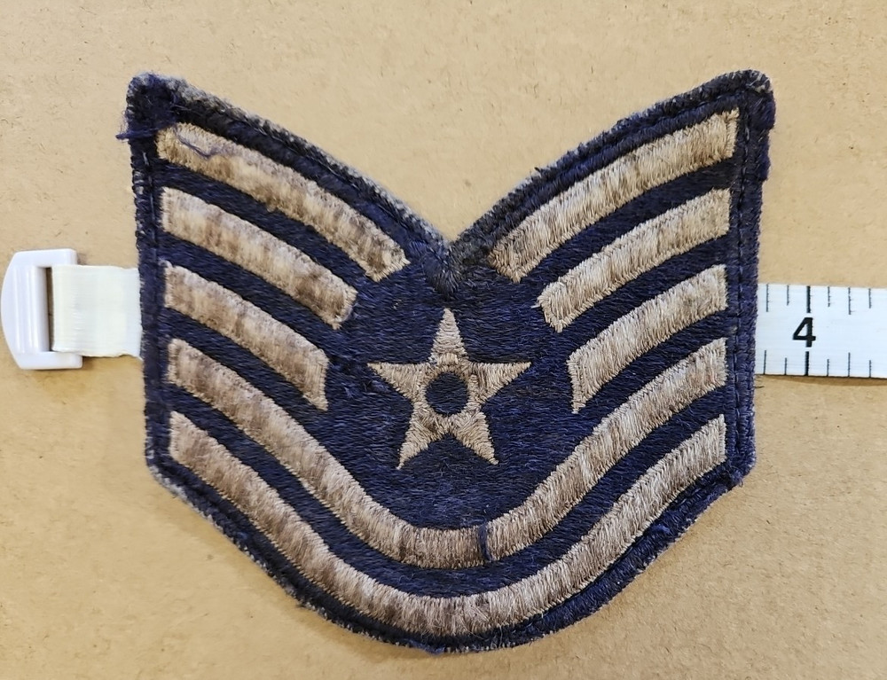 US Air Force Technical Sergeant Enlisted Rank Patch USAF INV15008
