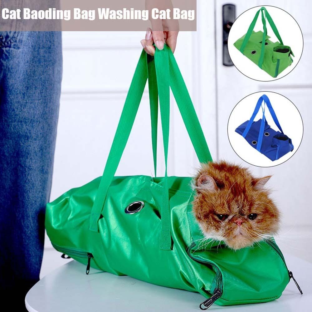 Pet Carrier Sling Bag Multi-Function Dog Cat Grooming Restraint Fixed Bag