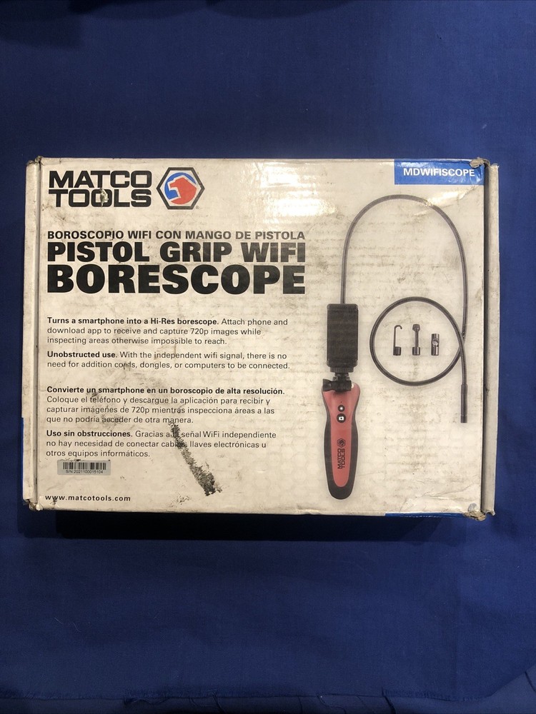 Marco Tools Pistol Grip Wifi Borescope