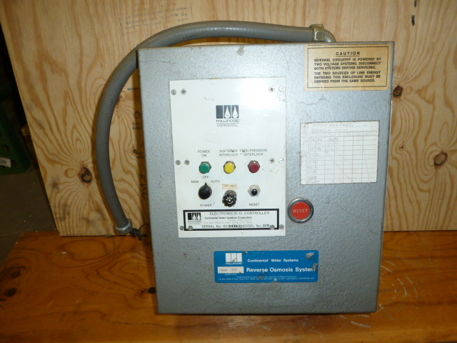 for parts Continental Reverse Osmosis System Control Box Model 3026 3216 3000GPD