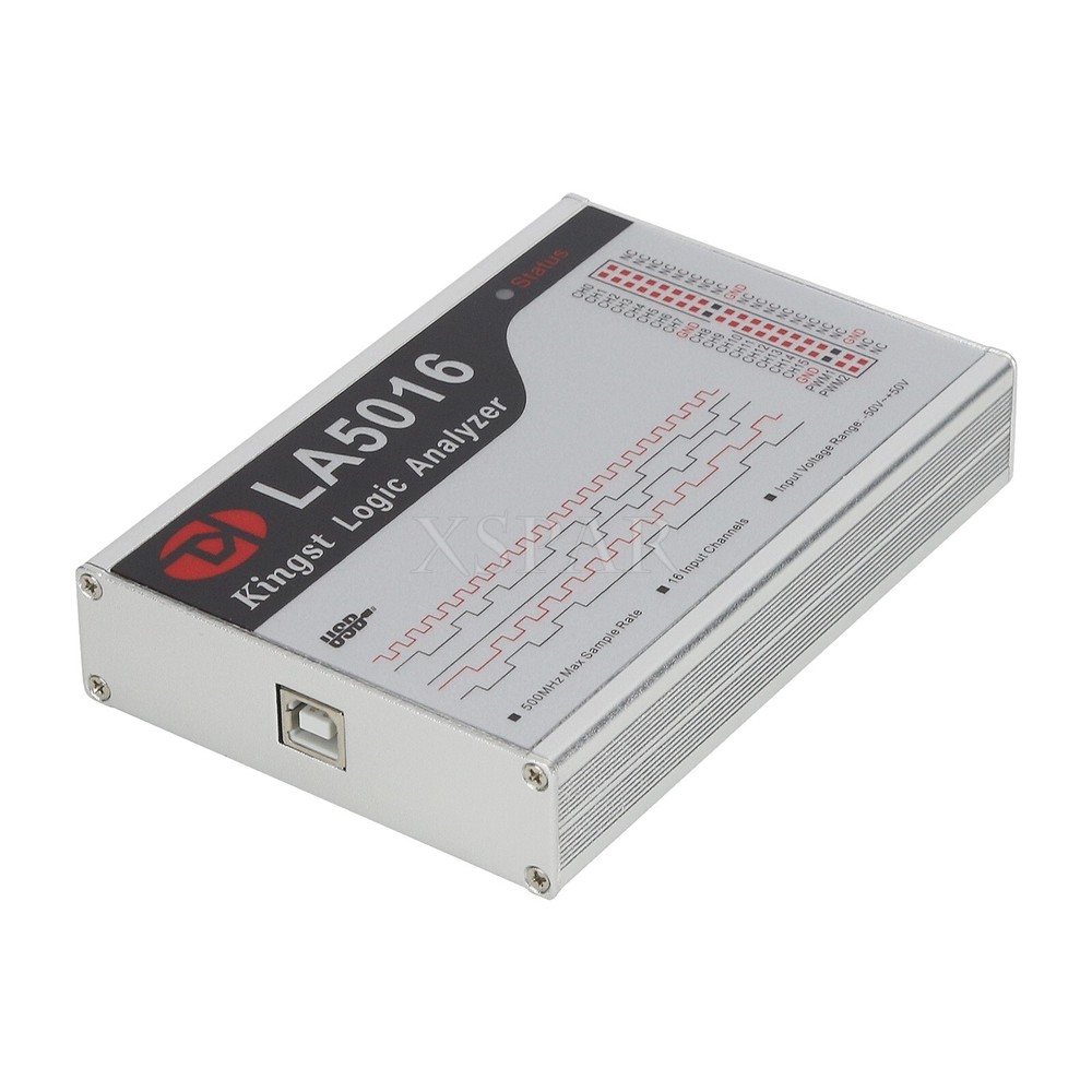 LA5016 USB Logic Analyzer 16CH 500M Sampling 5G Sample Depth PWM Output new