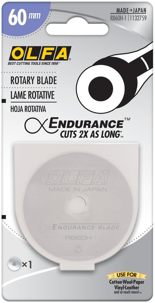 OLFA Endurance Rotary Blade Refill 60mm-