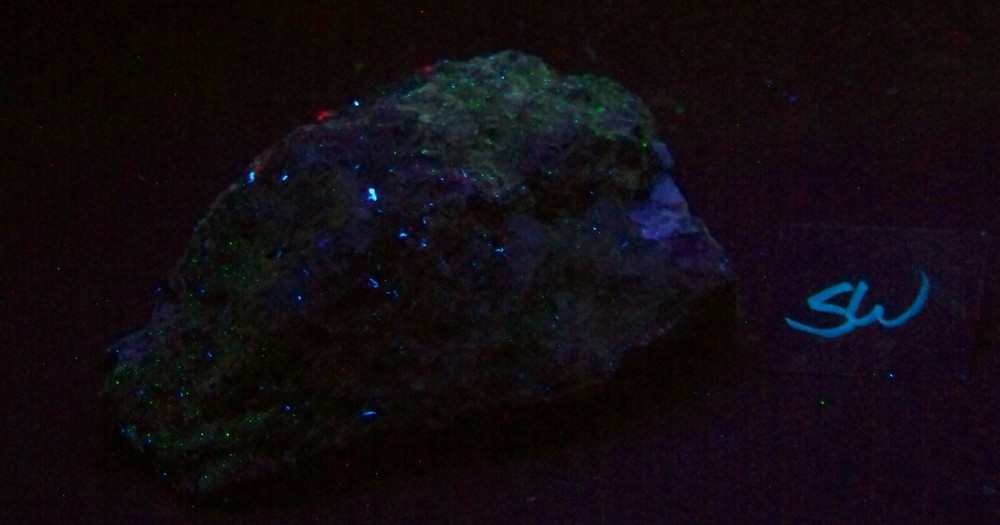 Calcite with Fluorite AZ Fluorescent Specimen