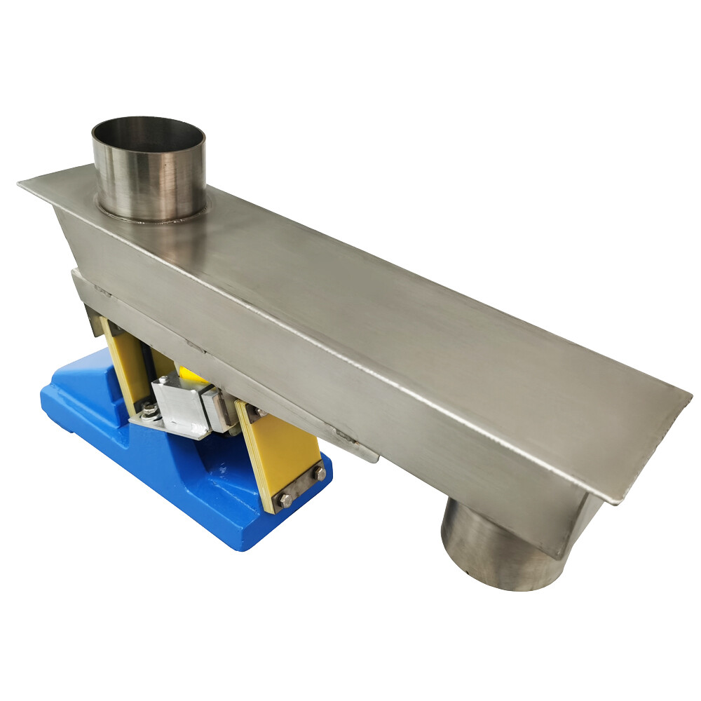 Small Electromagnetic vibration Feeder Closed Shaking Conveyor with Controller