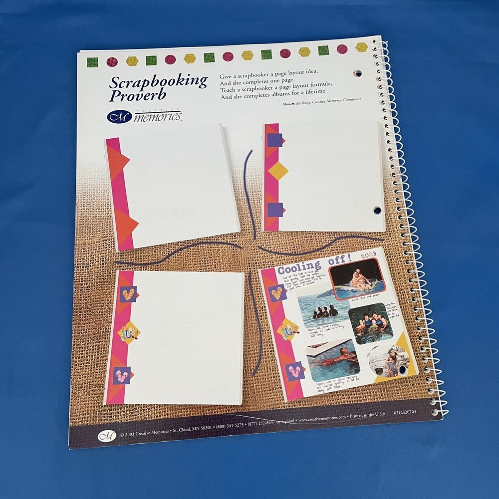 Creative Memories Fast Formulas Fourth Edition Showcasing the Makers book 2003