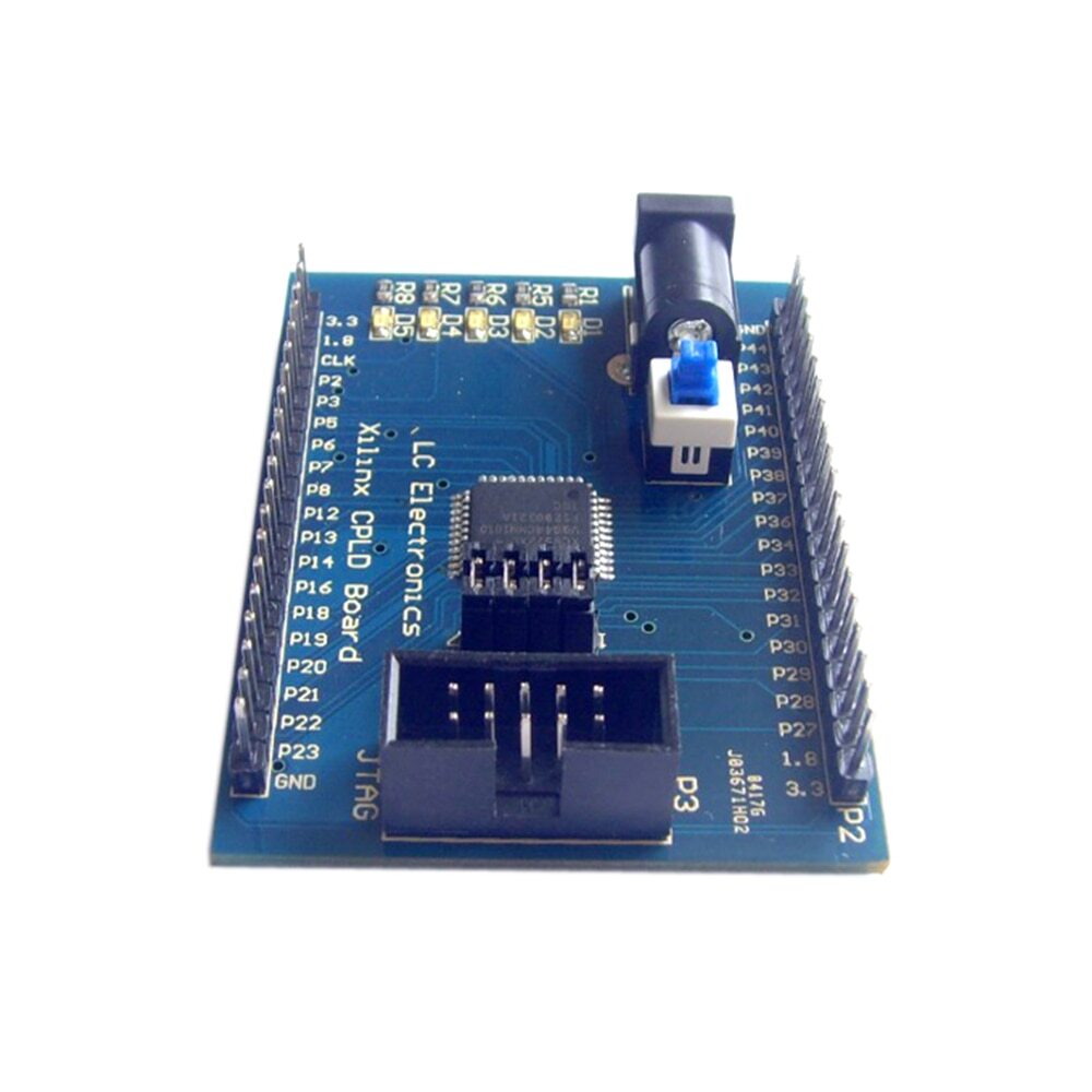 Xilinx XC9572XL AMS CPLD development learning board test board+4 programm LED M