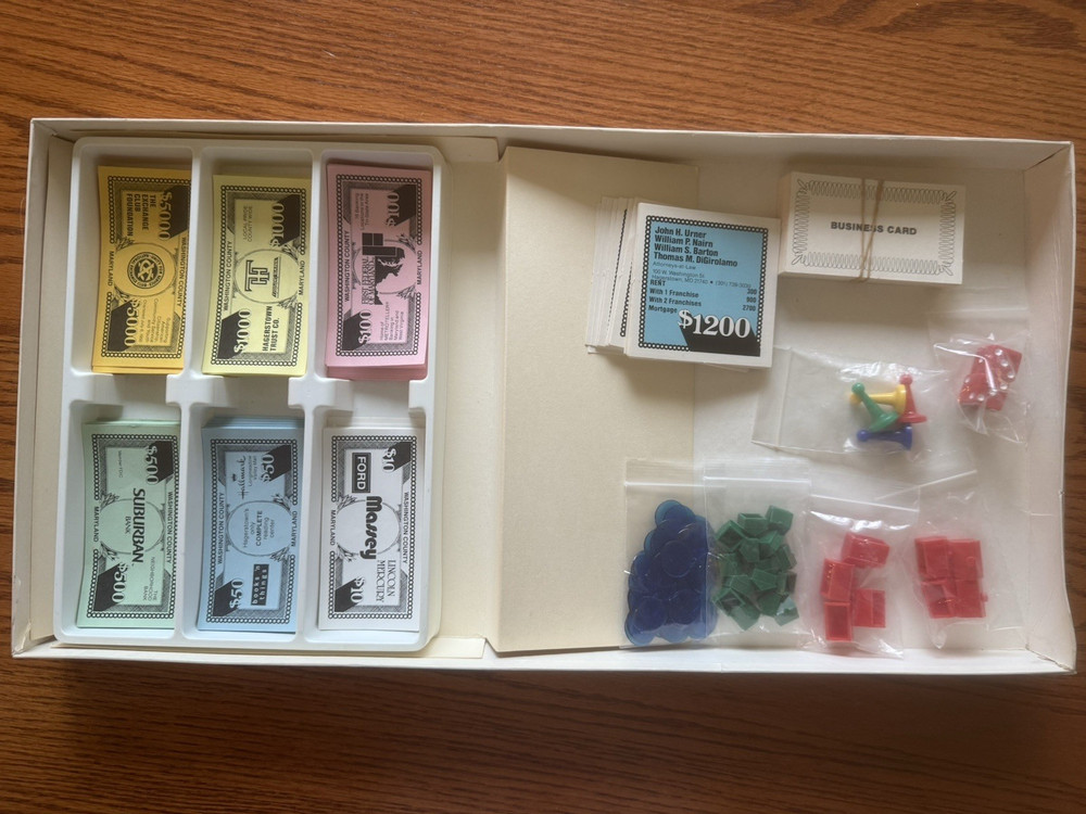 1983 Washington County Mon-Apple-ly - (Monopoly) Complete