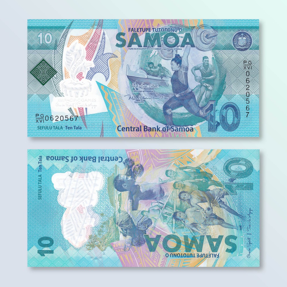 Samoa 10 Tālā, 2019, B121a, UNC