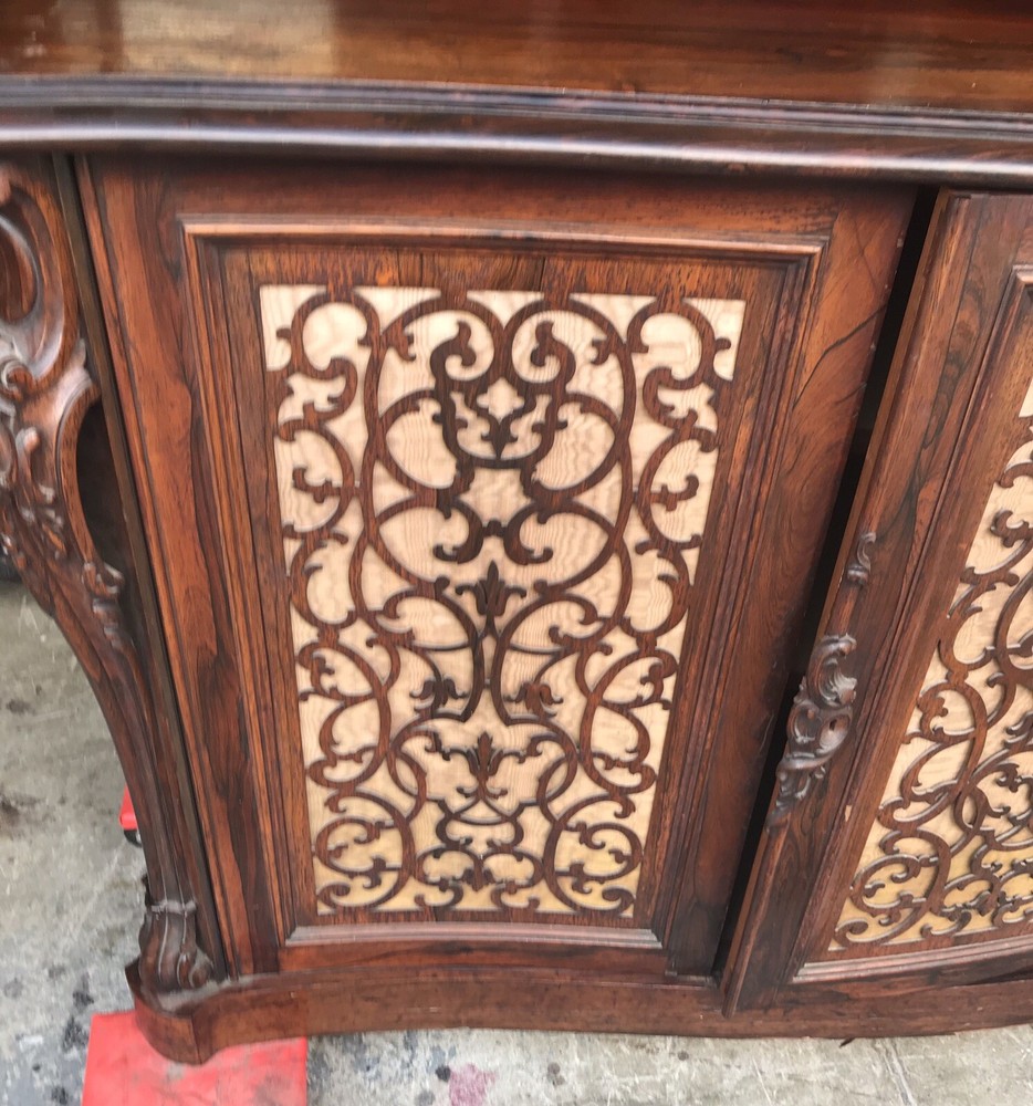ROSEWOOD CONSOLE SERVER BUFFET