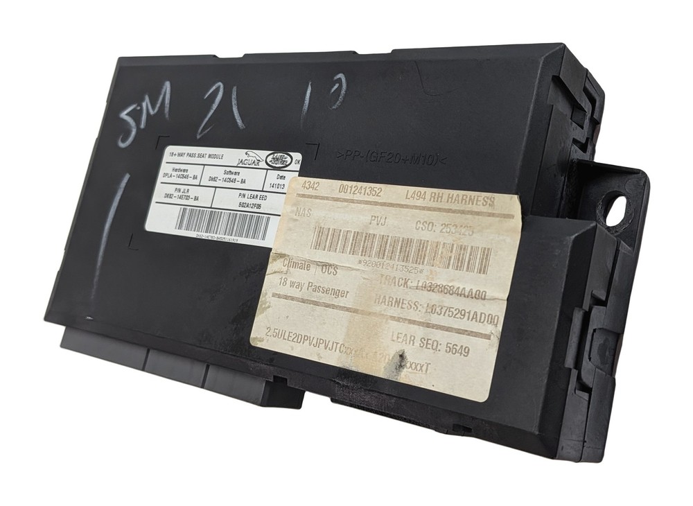 2014 RANGE ROVER SPORT (L494) FRONT RIGHT PASSENGER SEAT CONTROL MODULE