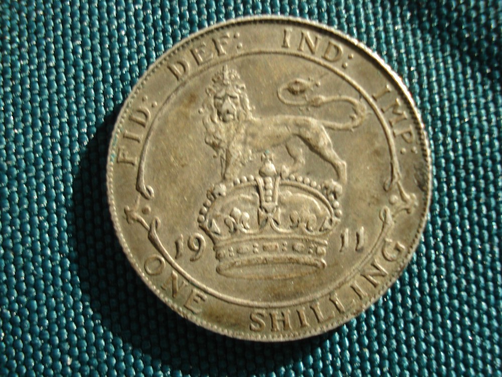 1911 One Shilling Great Britain