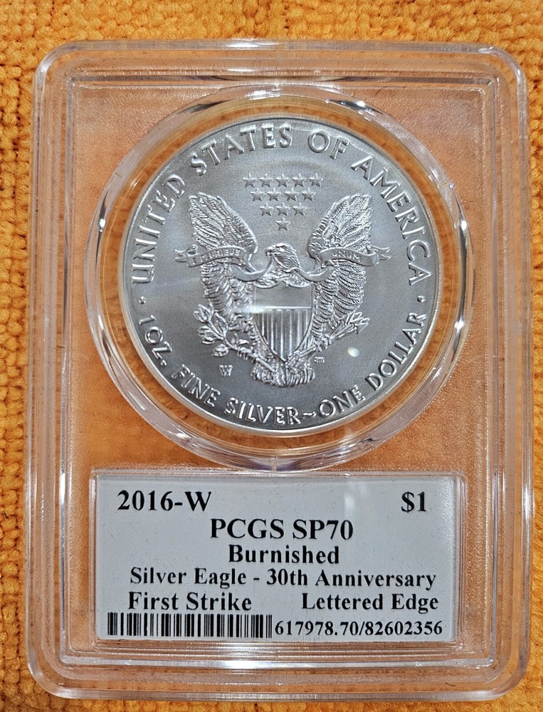POP 89!! 2016 W Silver Eagle PCGS SP70 FIRST STRIKE Verified By David Hall