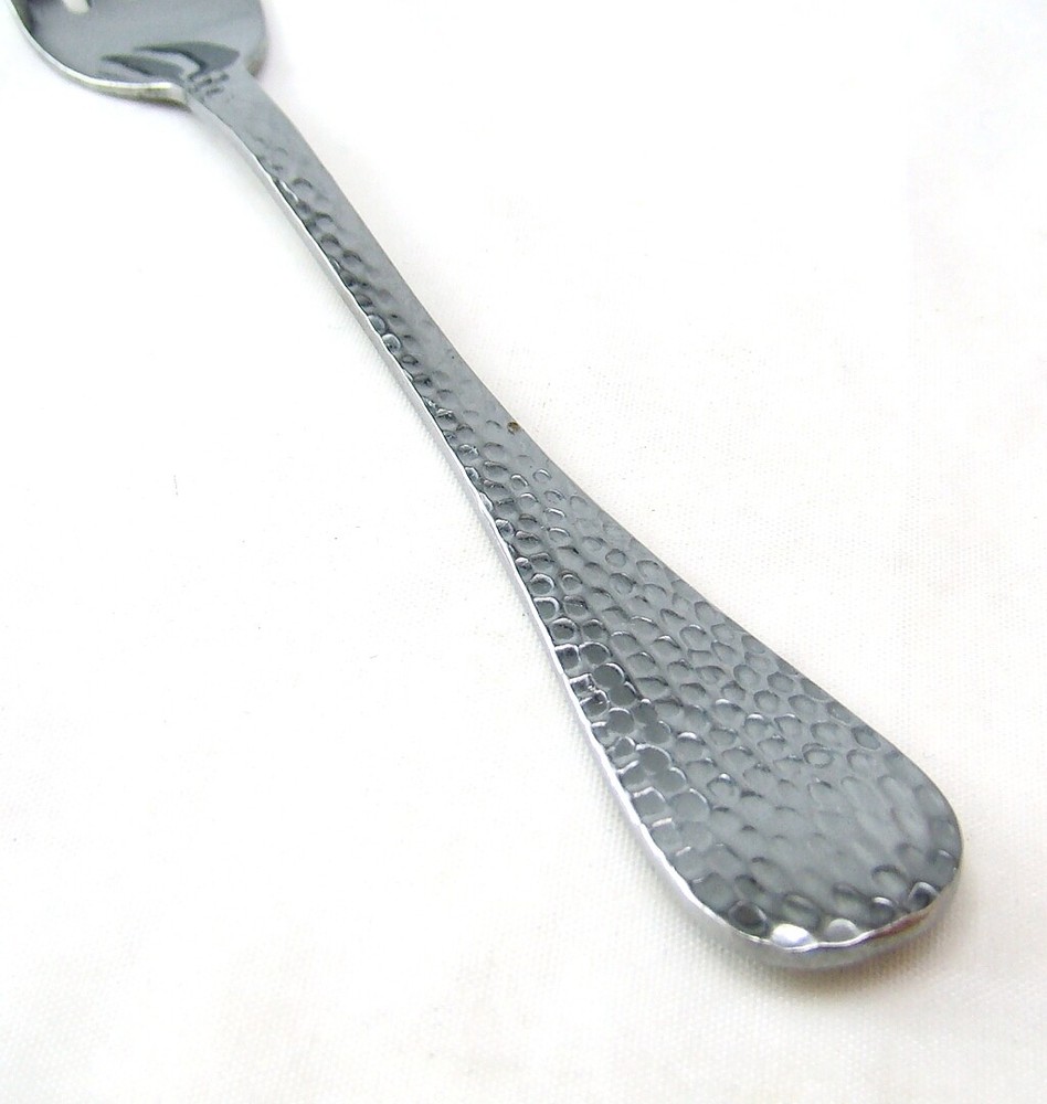 DiMora Stainless Steel Unknown "HAMMERED" Pattern Salad Fork(s)