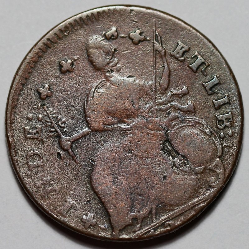 1787 Connecticut Colonial Copper, Draped Bust Left