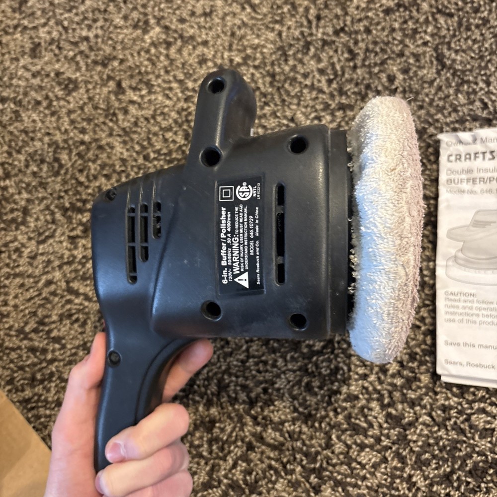 6in. car buffer polisher **WORKS!**