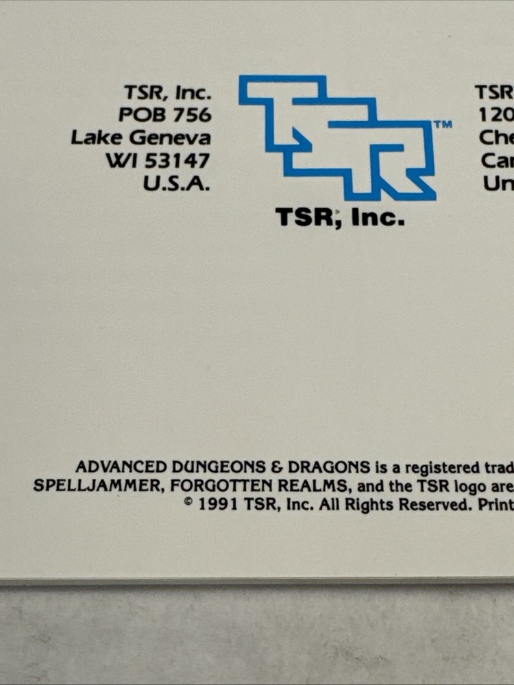 AD&D Realmspace with Map - Spelljammer 9312